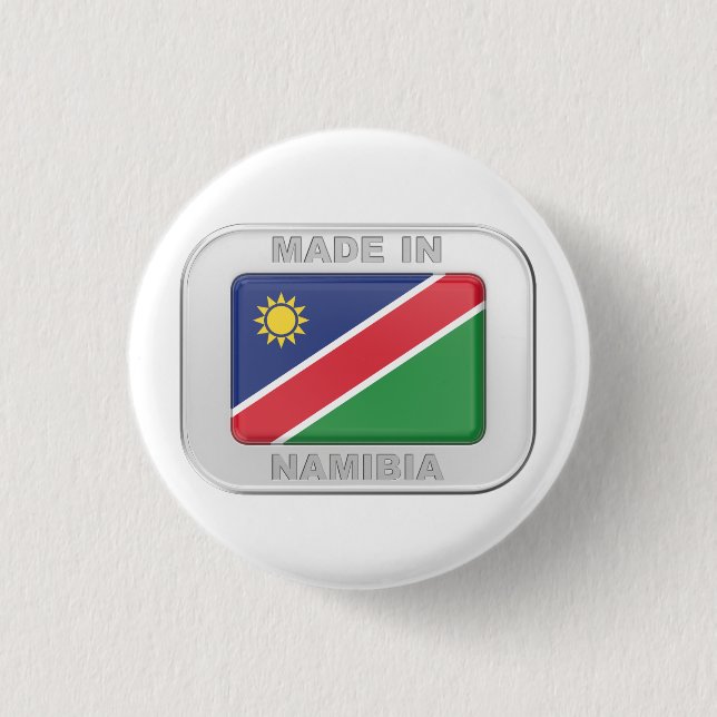 Made in Namibia 1 Inch Round Button (Front)