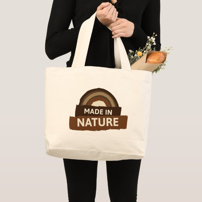 Made in Nature Vegan Ethical Kind Living Large Tote Bag (Front (Product))