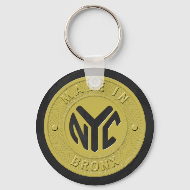 Made In New York Bronx Keychain (Front)