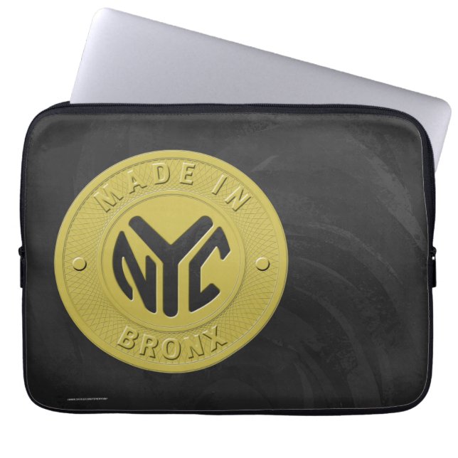 Made In New York Bronx Laptop Sleeve (Front)