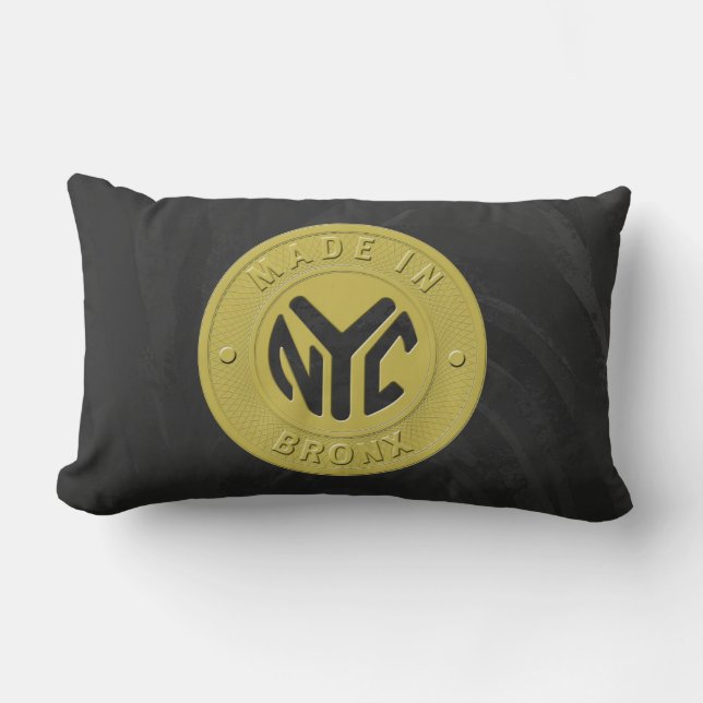 Made In New York Bronx Lumbar Pillow (Front)