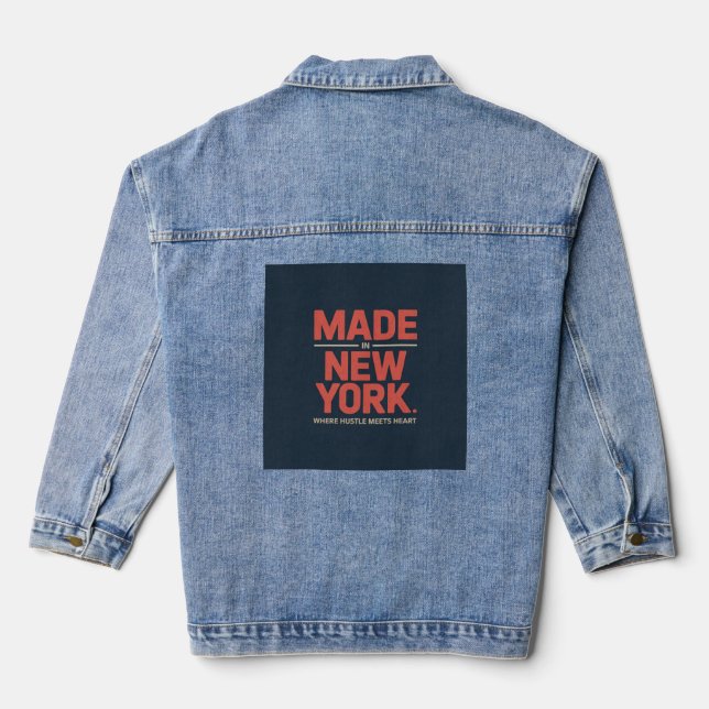 Made in New York Denim Jacket (Back)