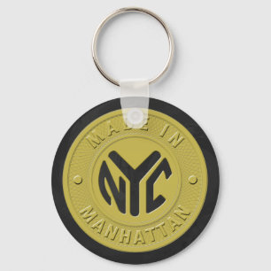 Made In New York Manhattan Keychain