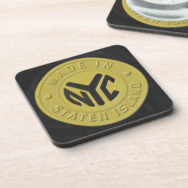 Made In New York Staten Island Coaster (Left Side)