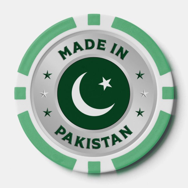 Made In Pakistan Poker Chips (Front)