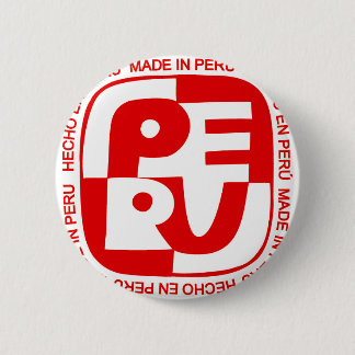 Made In Peru 2 Inch Round Button
