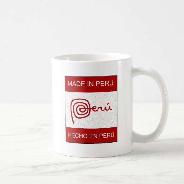 Made In Peru Coffee Mug (Right)