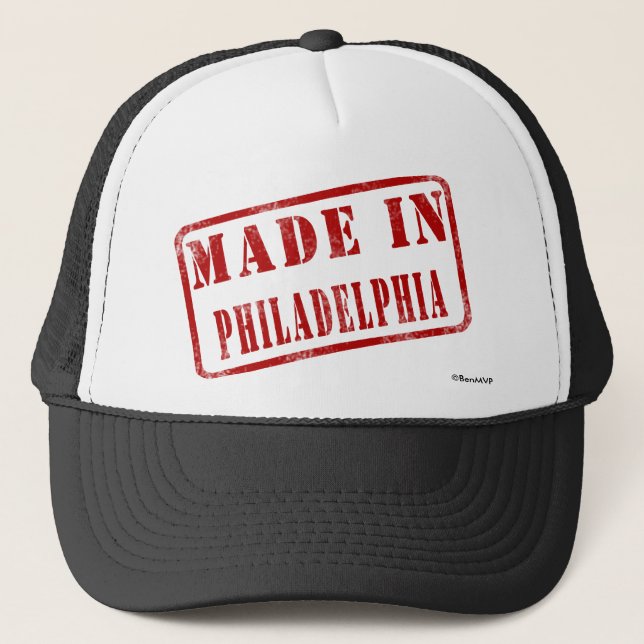 Made in Philadelphia Trucker Hat (Front)