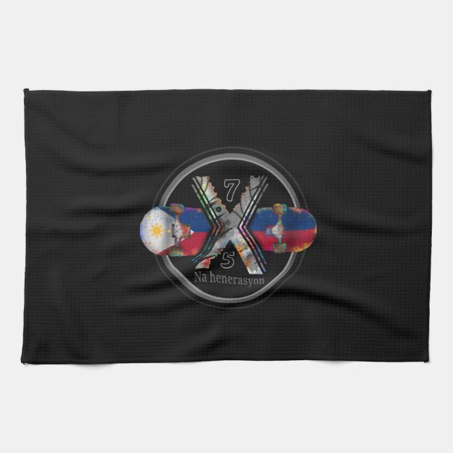 Made in Philippines 1975 Kitchen Towel (Horizontal)