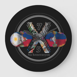 Made in Philippines 1975 Large Clock