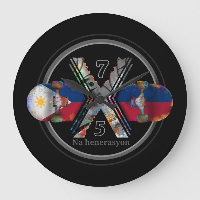Made in Philippines 1975 Large Clock (Front)
