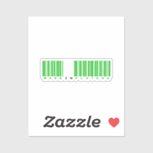 Made in Plateau State Barcode Flag