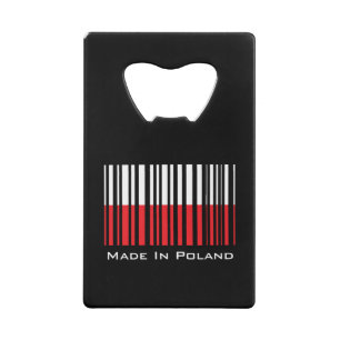 Made in Poland Bottle Opener Credit Card Bottle Opener