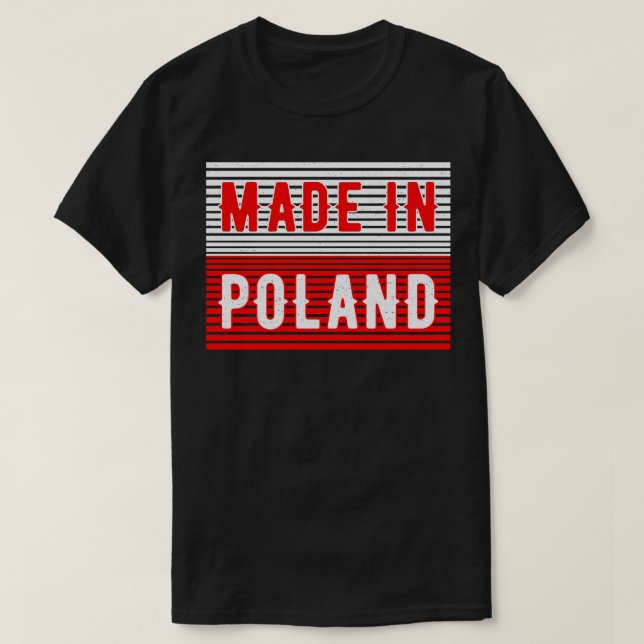 Made In Poland T-Shirt (Design Front)
