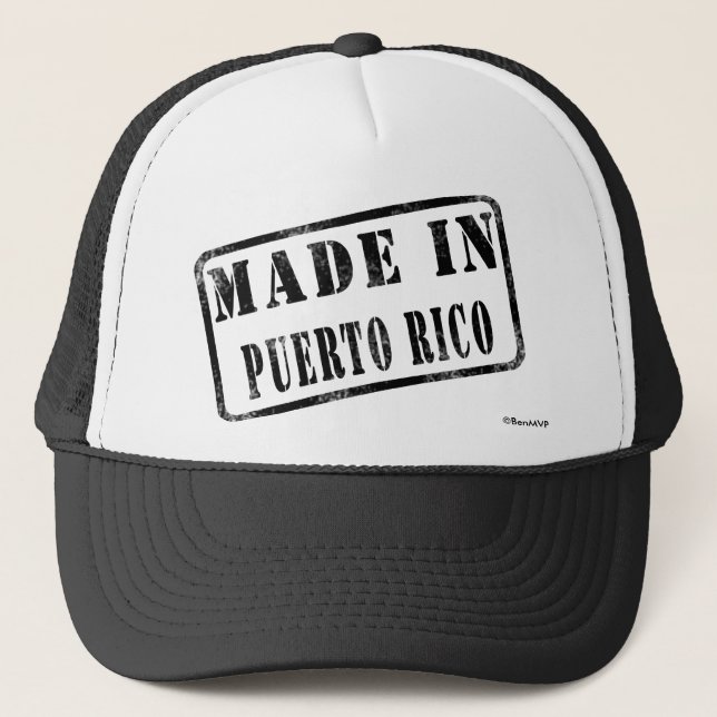 Made in Puerto Rico Trucker Hat (Front)
