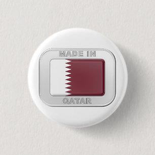 Made in Qatar 1 Inch Round Button