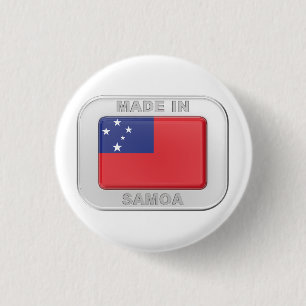 Made in Samoa 1 Inch Round Button