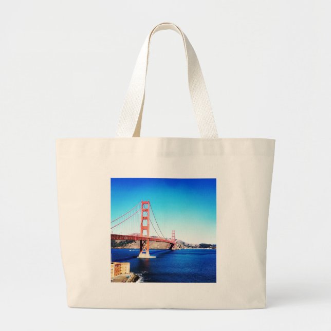 Made in San Fransisco Large Tote Bag (Front)