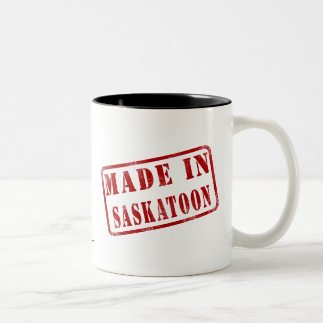 Made in Saskatoon Two-Tone Coffee Mug (Right)