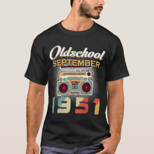 Made in SEPTEMBER 1951 68th Awesome Birthday T-Shirt