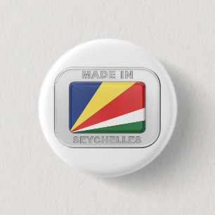 Made in Seychelles 1 Inch Round Button
