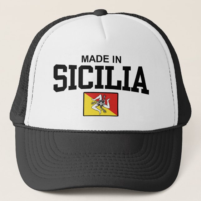 Made in Sicilia Trucker Hat (Front)