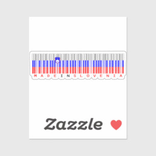 Made in Slovenia Barcode Flag