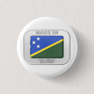 Made in Solomon Islands 1 Inch Round Button