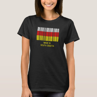 Made in South Ossetia Flag Barcode Premium T-Shirt