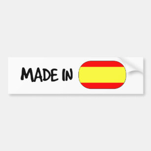 Made in Spain Bumper Sticker