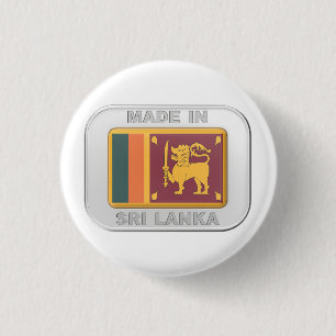Made in Sri Lanka 1 Inch Round Button