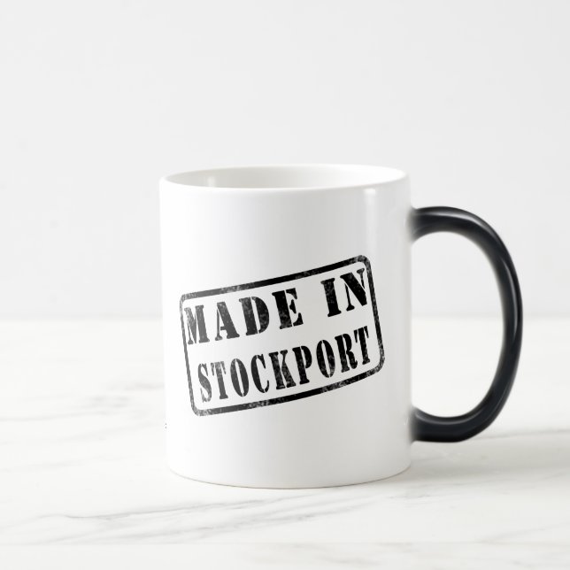 Made in Stockport Magic Mug (Right)