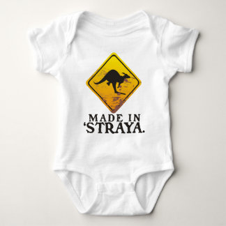 Made in 'Straya (Australia) Kangaroo with Balls Baby Bodysuit