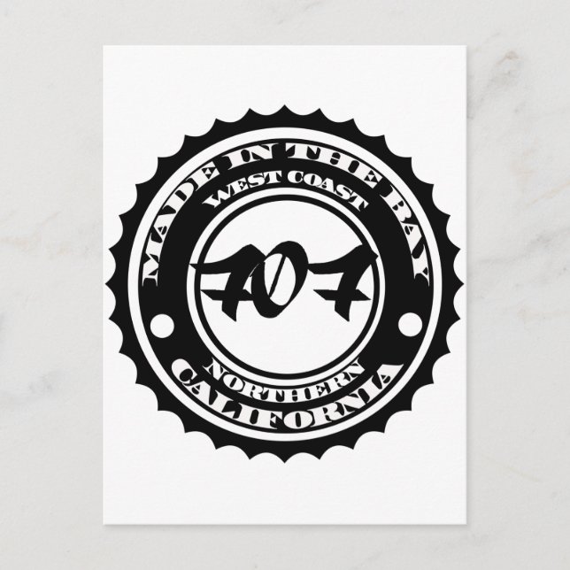 Made in the 707 postcard (Front)