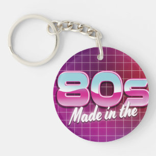 Made in the 80s magnet keychain