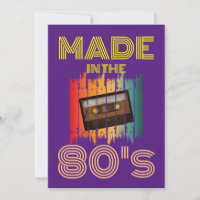 MADE IN THE 80'S VINTAGE CASSETTE TAPE