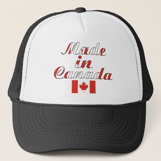 Made in The Canada Trucker Hat (Front)