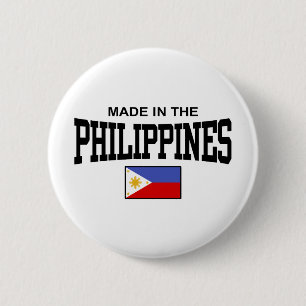 Made In The Philippines 2 Inch Round Button