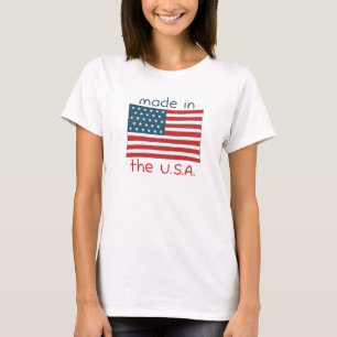 Made in the U.S.A. – Patriotic American Flag  T-Shirt