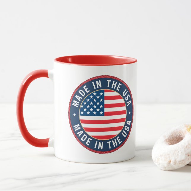 Made in the USA Mug (With Donut)