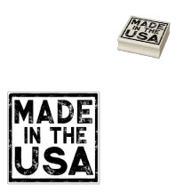 Made in the USA Rubber stamp