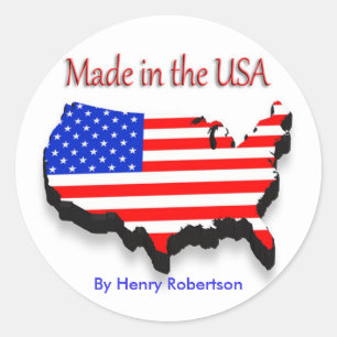 Made in the USA sticker
