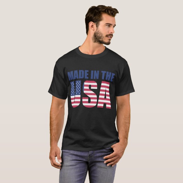 Made In The USA T-Shirt (Front Full)