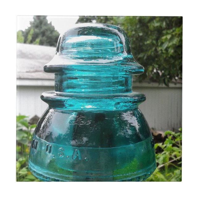Made in the USA, Vintage Insulator Tile (Front)