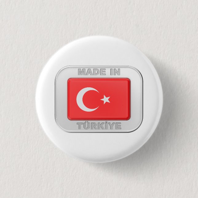 Made in Turkiye 1 Inch Round Button (Front)