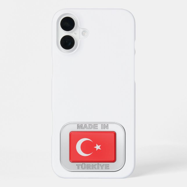 Made in Turkiye iPhone Case (Back)
