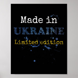 Made In Ukraine Shirt Limited Edition - Vintage Uk Poster