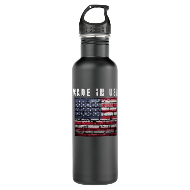 made in usa 710 ml water bottle (Front)