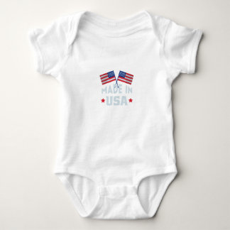 Made in USA baby bodysuit