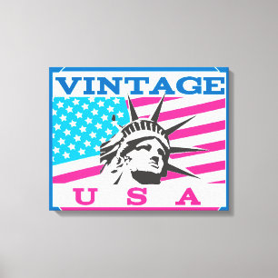 Made In USA Badge Canvas Print